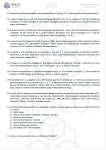 Problemas de Química - Repaso de la ESO - Enunciados 2